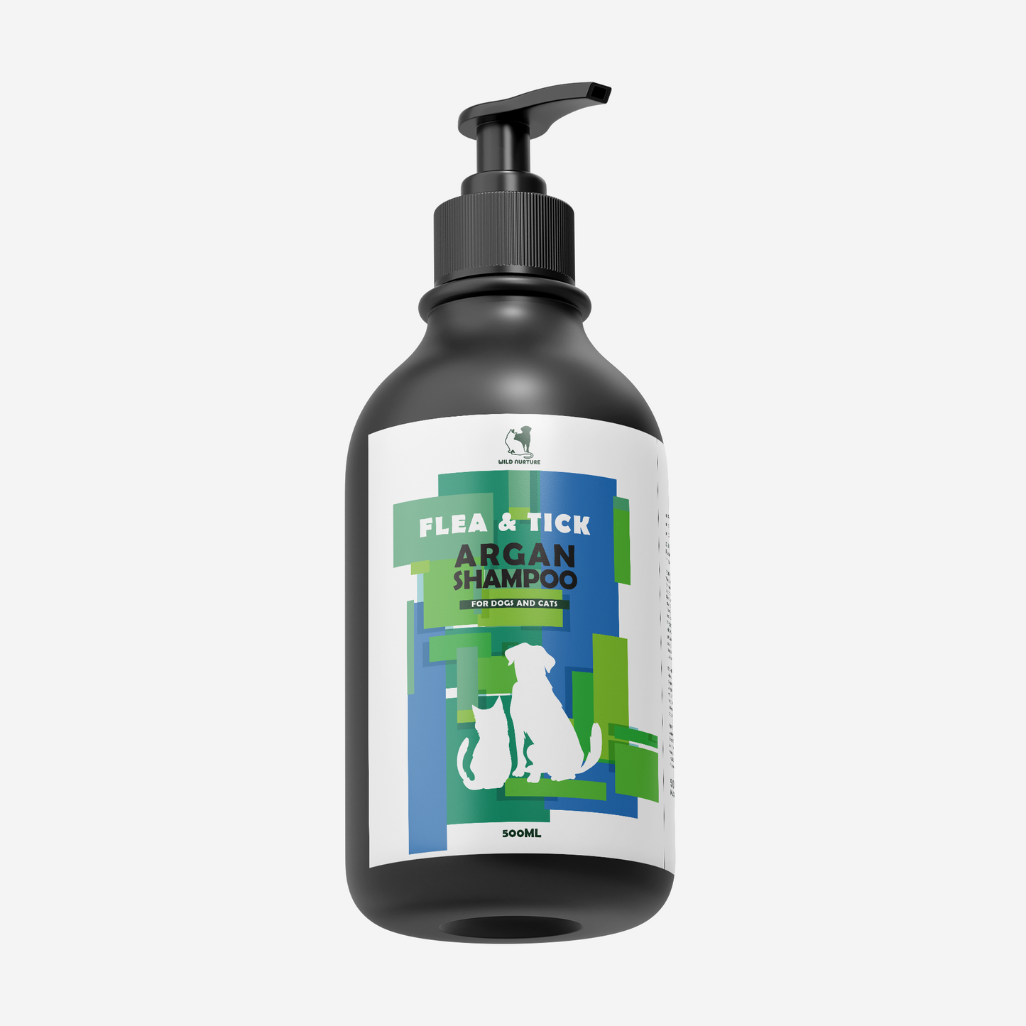 Wild Nurture flea & tick shampoo with argan 500 ml for cats and dogs