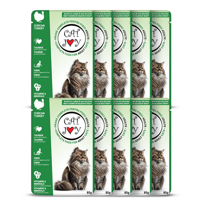 Cat Joy with turkey in gravy 85g